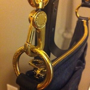 Authentic Marc Jacobs Black Leather Cross-body