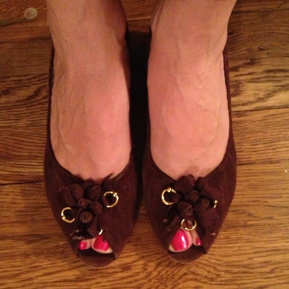 ✂Price Reduced✂Sam Edelman brown suede wedge heels