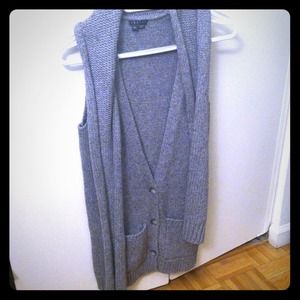 Theory grey vest size small