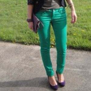 Green mint skinnies