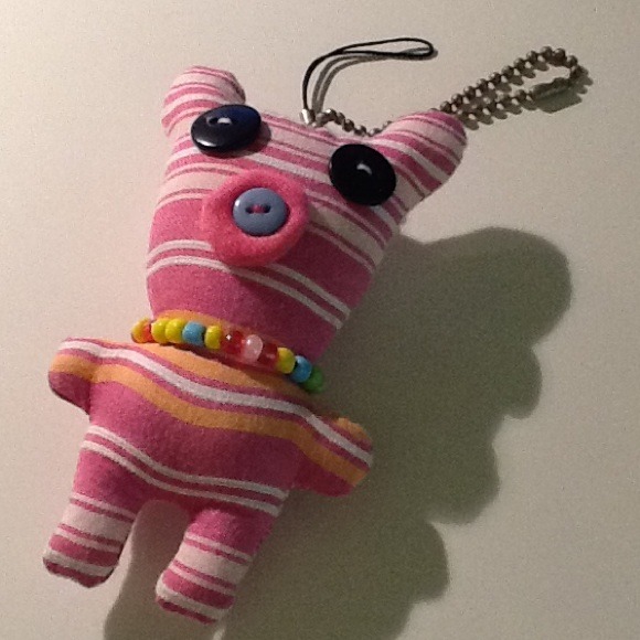 Ugly doll keychain/ cell phone accessory