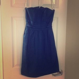 Peacock blue bridesmaid/prom/semi formal dress