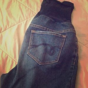 Indigo Blue maternity jeans with band