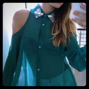 Green shirt