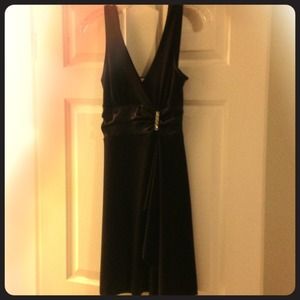 Chocolate brown cocktail dress