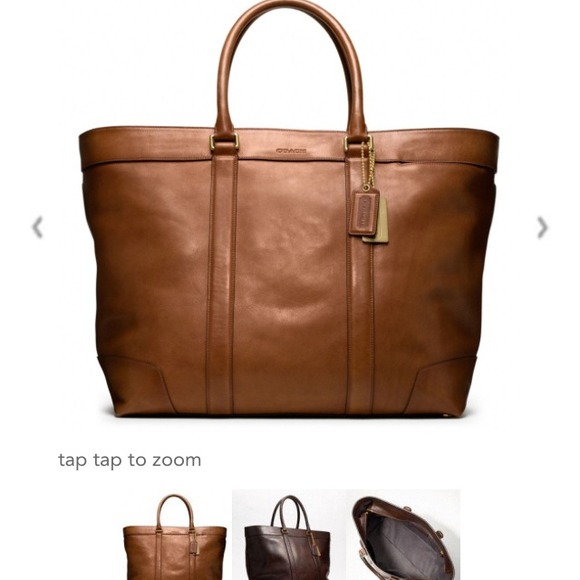 💯% Authentic Coach Bleecker Legacy Weekend Bag - Picture 2 of 4