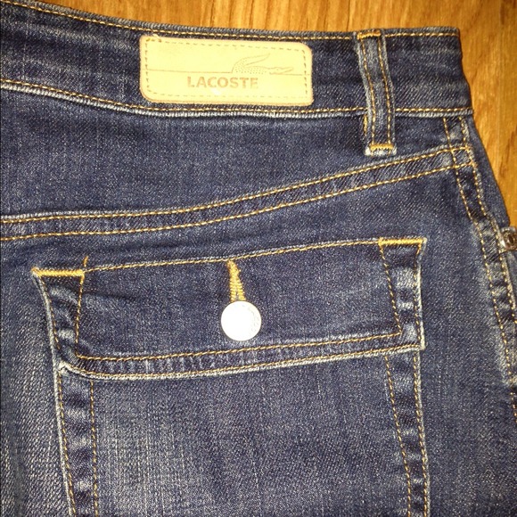 JUST REDUCED. Lacoste jean skirt 🐊