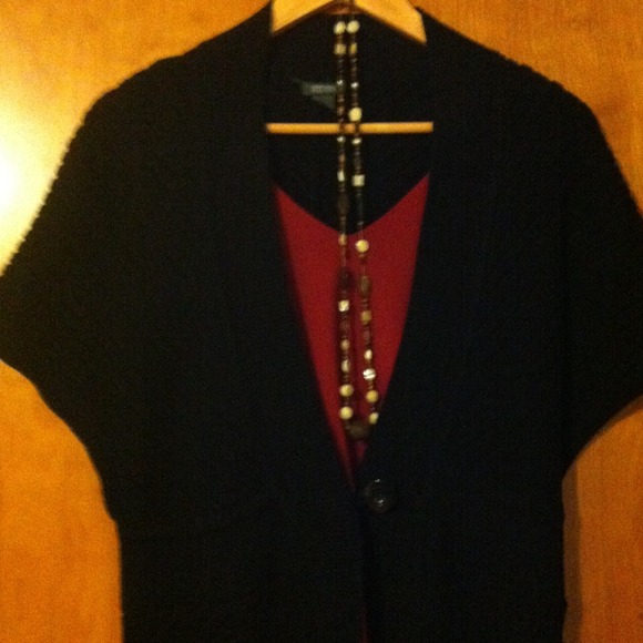 Sold!!!Kenneth Cole black long sweater - Picture 2 of 4