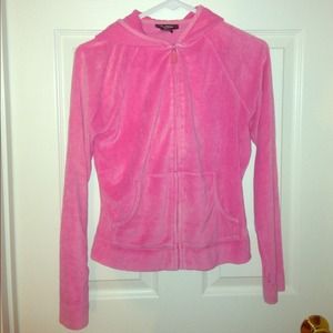 Pink zip-up from Express
