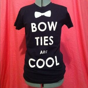 Doctor Who shirt "bow ties are cool"