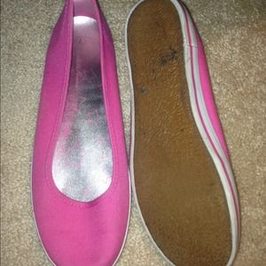 Hot pink Charlotte Russe flats