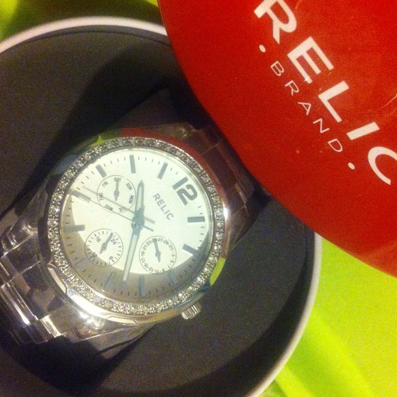 Clear Relic by Fossil Watch