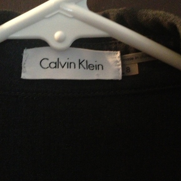 Calvin Klein Grey Dress Size 8 - Picture 2 of 3