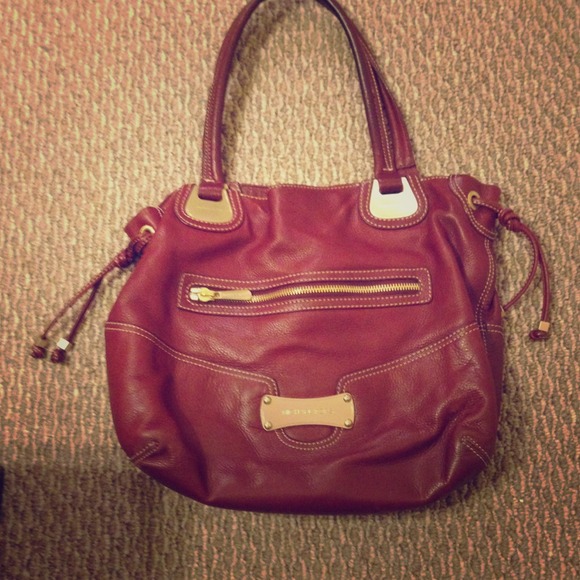 Authentic Michael Kors Maroon+gold for SALE!