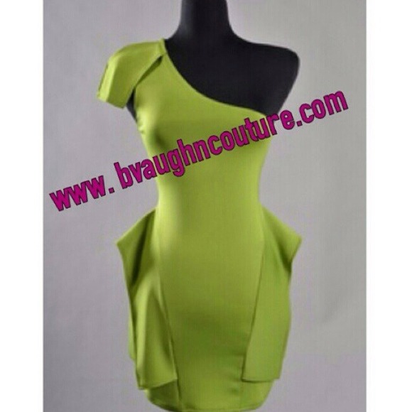 Green Jersey Stretch Dress