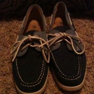 Baby Blue & Blue Boat Shoes.