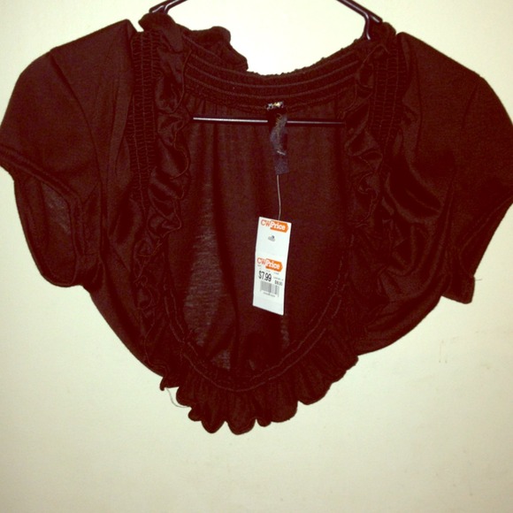 Brown Throw over jacket