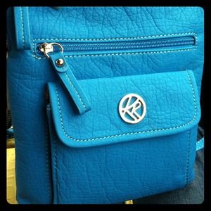 REDUCED Blue Kim Rogers Crossbody Satchel