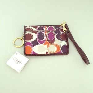 NWT Small Coach coin and ID holder