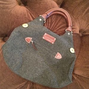 ⬇💗Grey wool Kate spade bag