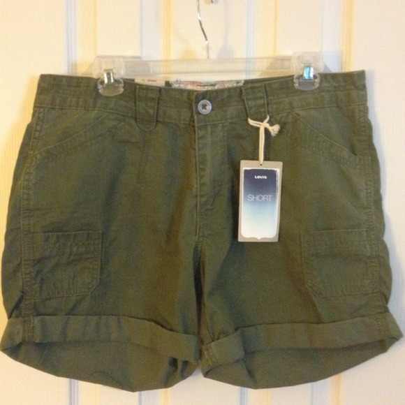 Levi's Army Green Shorts