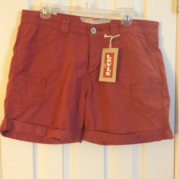 Levi Red Shorts