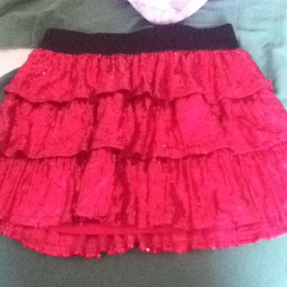 Beautiful pink sequin skirt