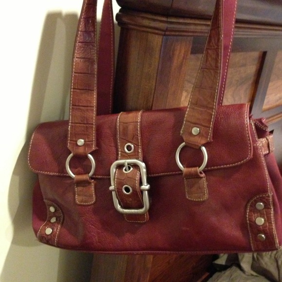 🌹🌹Reduced🌹🌹Red leather Franco Santo purse