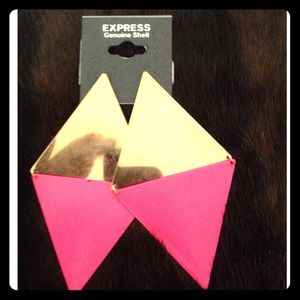 Gold and Sliver Triangle Earrings 💎👑💫🌟