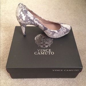 Vince Camuto snake pumps