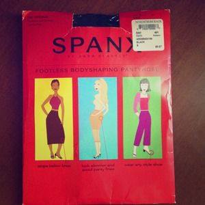 Spanks footless body shaping pantyhose