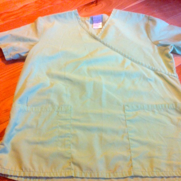 Mint green scrub too