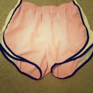 Pink, white and Black Nike Dri-Fit Shorts