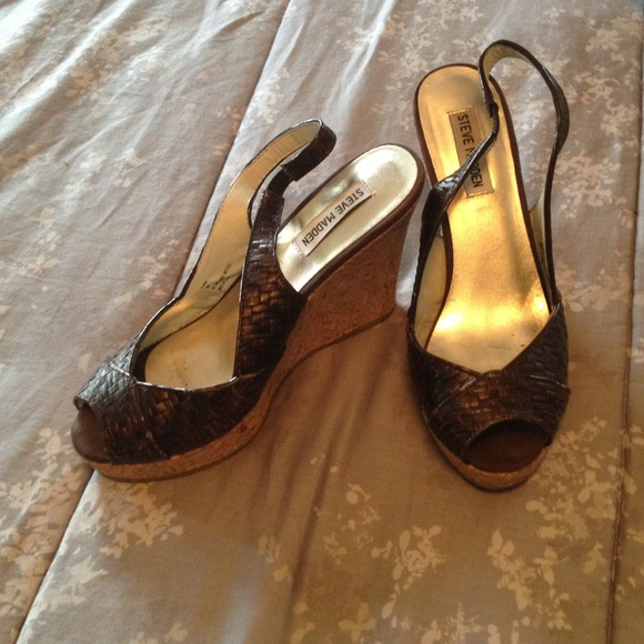 Steve Madden cork heels