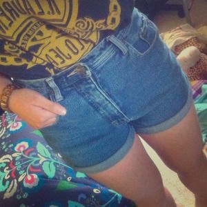 High Waisted Jean Shorts