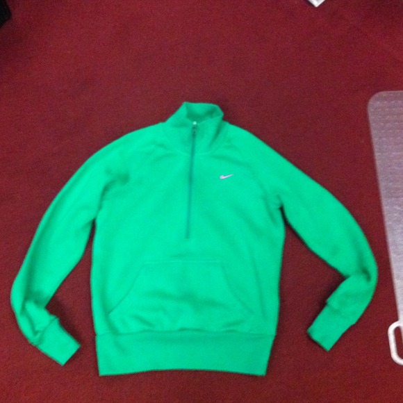Nike zip neck pullover sweat shirt