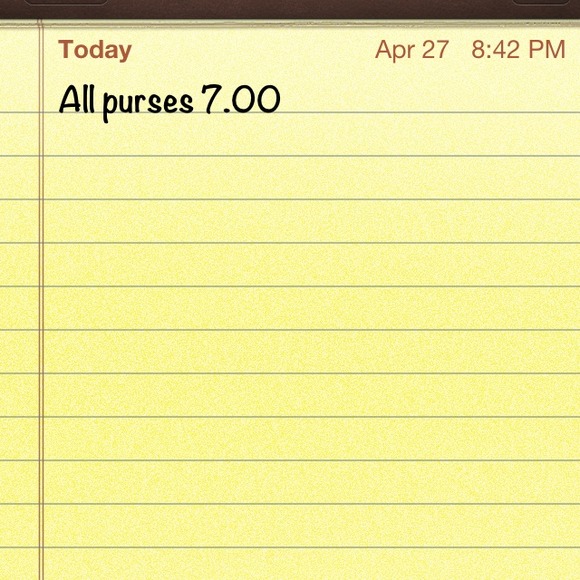 All pocket books are 7.00 dollars today :)