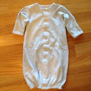 Convertible infant sleep gown