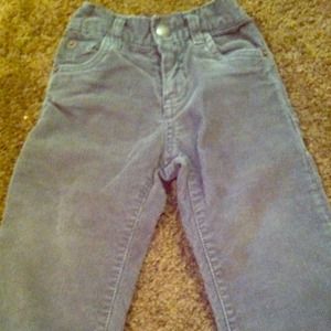 Like new Toddler boy gray corduroy pants