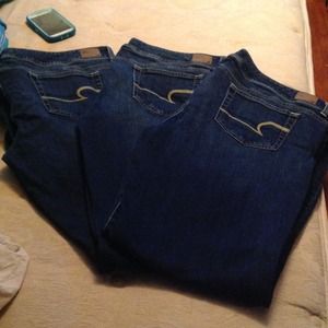 3 pairs AE jeans slim boot