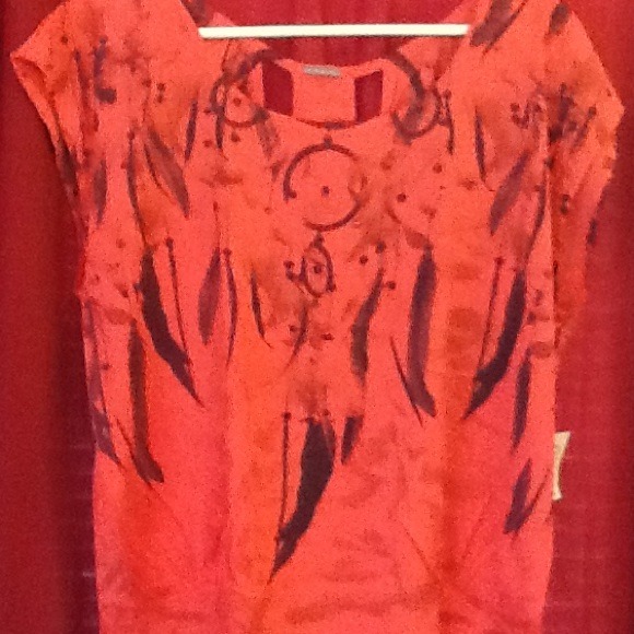 Coral Dreamweaver Designed Top
