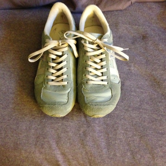 Grey/pink Diesel Avy sneakers