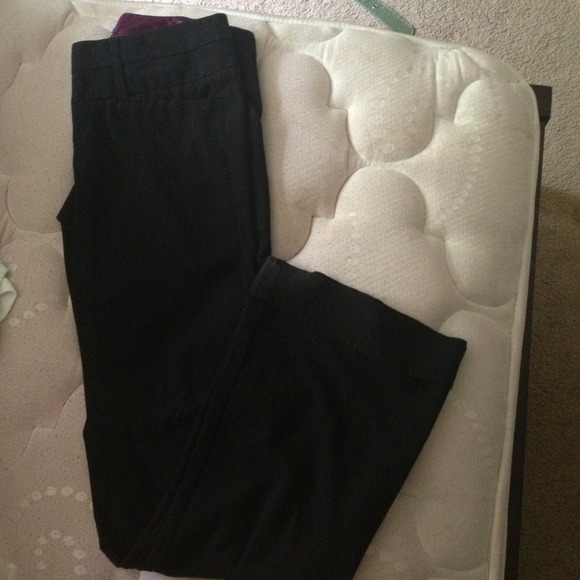 Black slacks !
