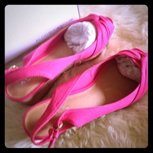 ALDO Callicott Wedges, Pink & BCBG Flip Flops!!