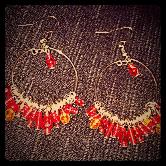 Beautiful earrings.