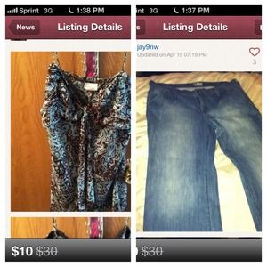 Jeans and top BUNDLE