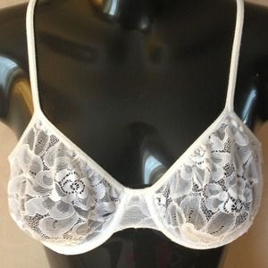 White lace VS bra, 36B