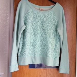 Mint green sweatshirt