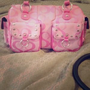 Pink mobi us purse