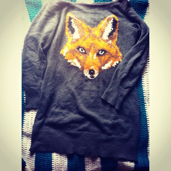 Target Fox Sweater Dress - Picture 2 of 2